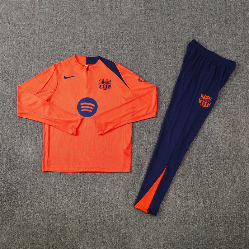 Barcelona 2025/2026 Orange and Blue Tracksuit