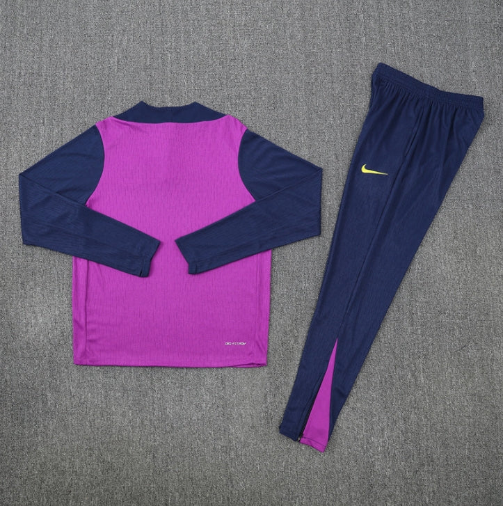 Barcelona 2025/2026 Purple and Blue Tracksuit
