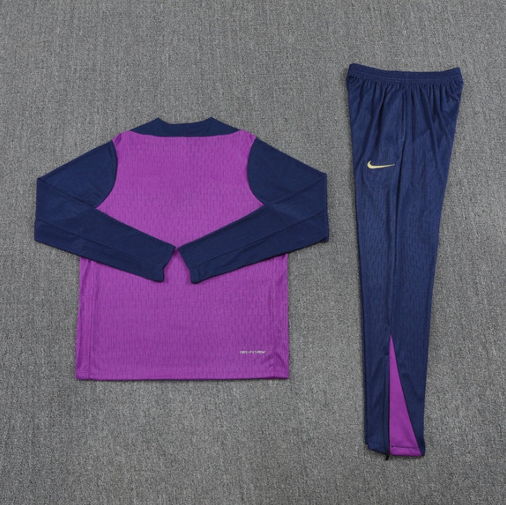 Barcelona 2025/2026 Purple and Blue Tracksuit