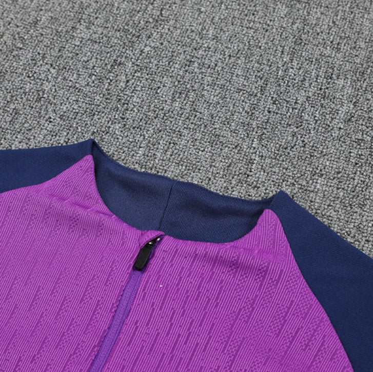 Barcelona 2025/2026 Purple and Blue Tracksuit