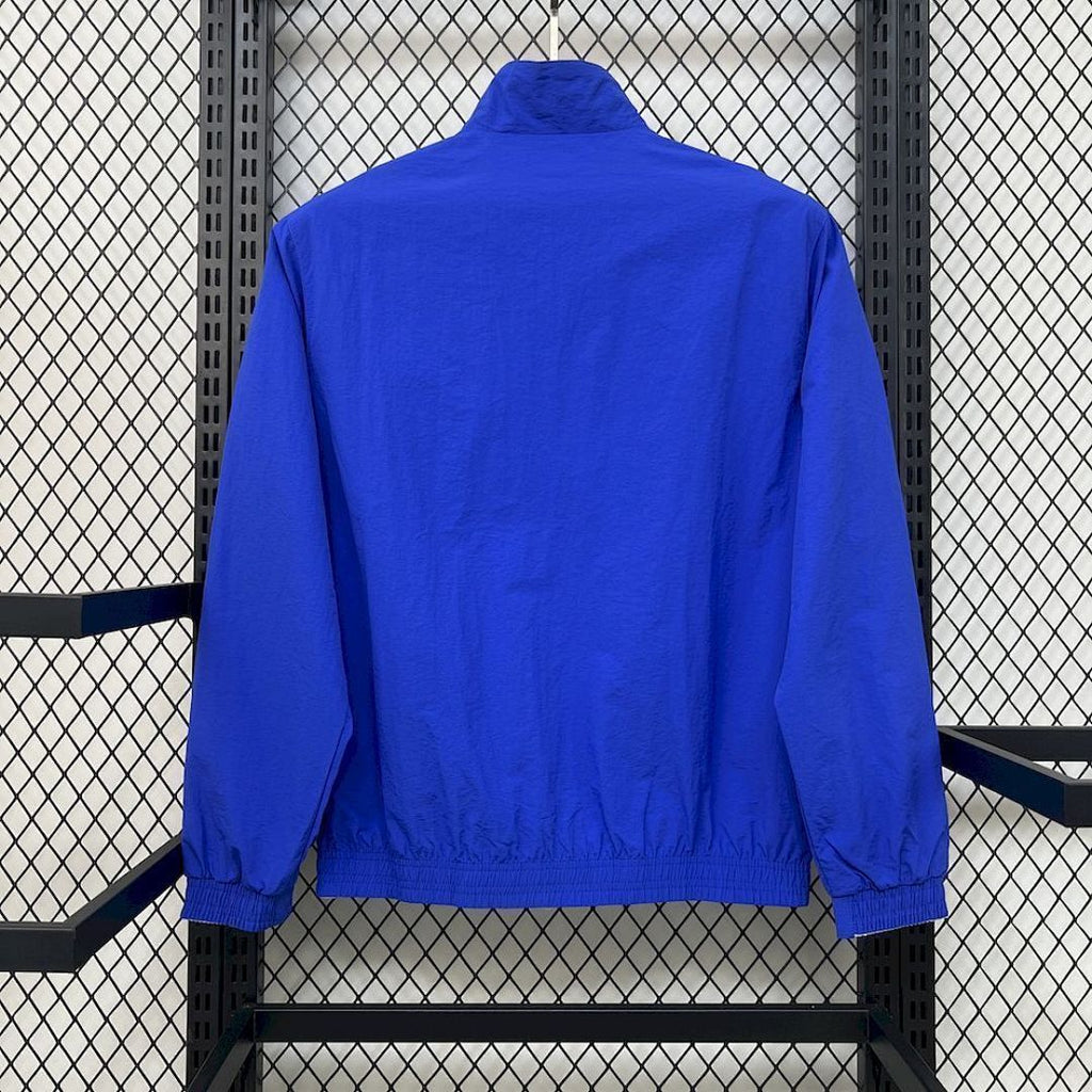 Barcelona 2025/2026 White & Blue Reversible Windbreaker Jacket