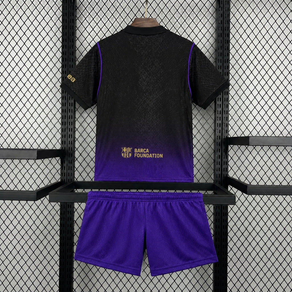 Barcelona 2026/2027 Away Kids Kit Football Set