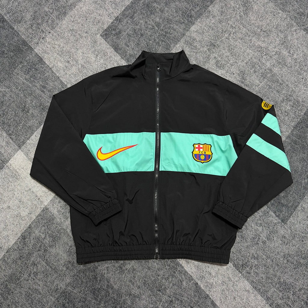 Barcelona 2026/2027 Black Retro Windbreaker Jacket