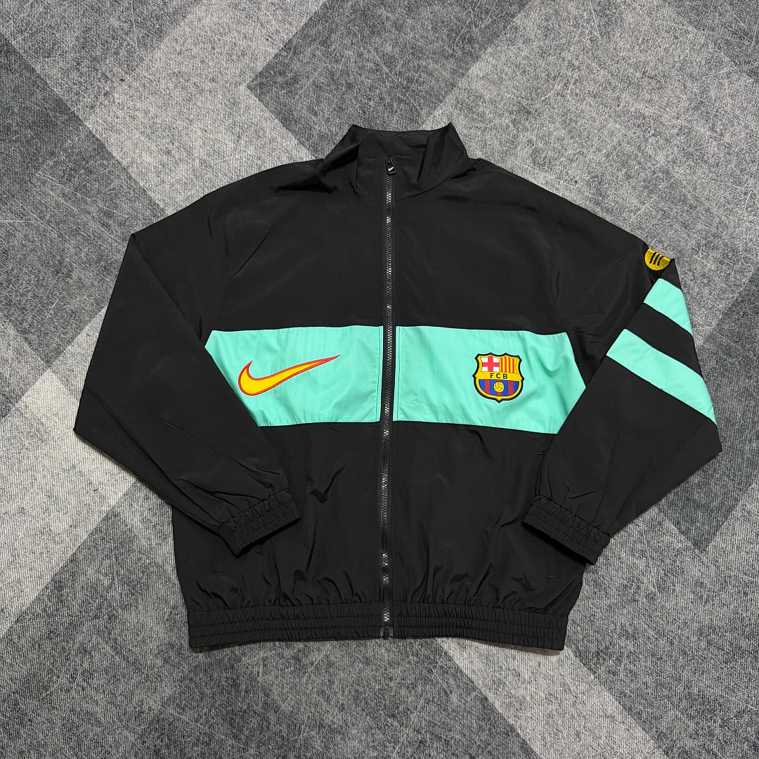 Barcelona 2026/2027 Black Retro Windbreaker Jacket