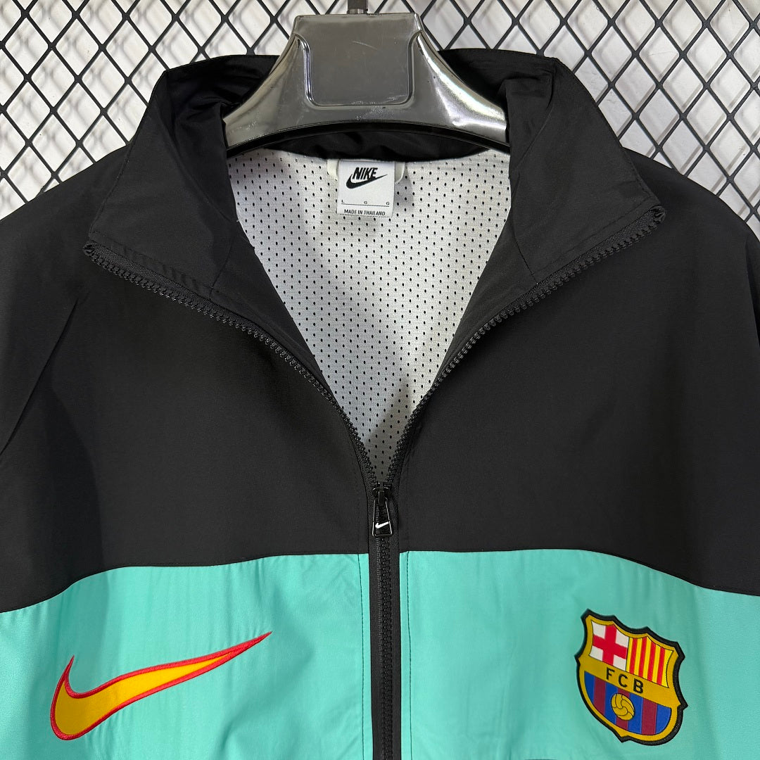 Barcelona 2026/2027 Black Retro Windbreaker Jacket