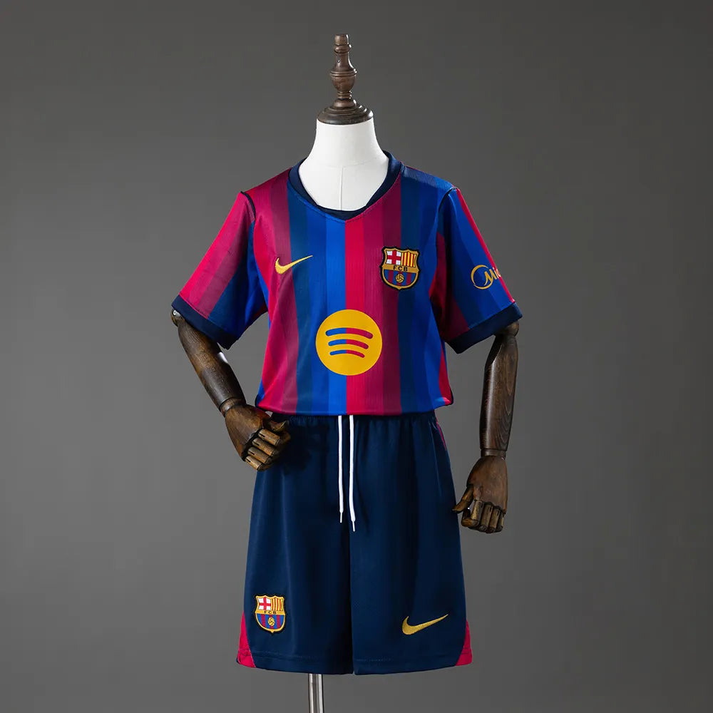 Barcelona 2026/2027 Home Jersey Kids Size