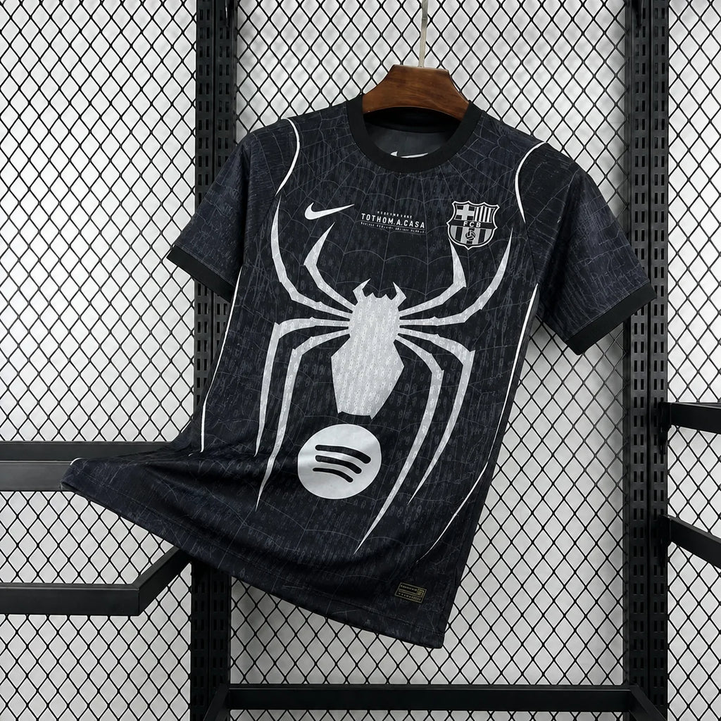 Barcelona 2026/2027 Spiderman Black Jersey