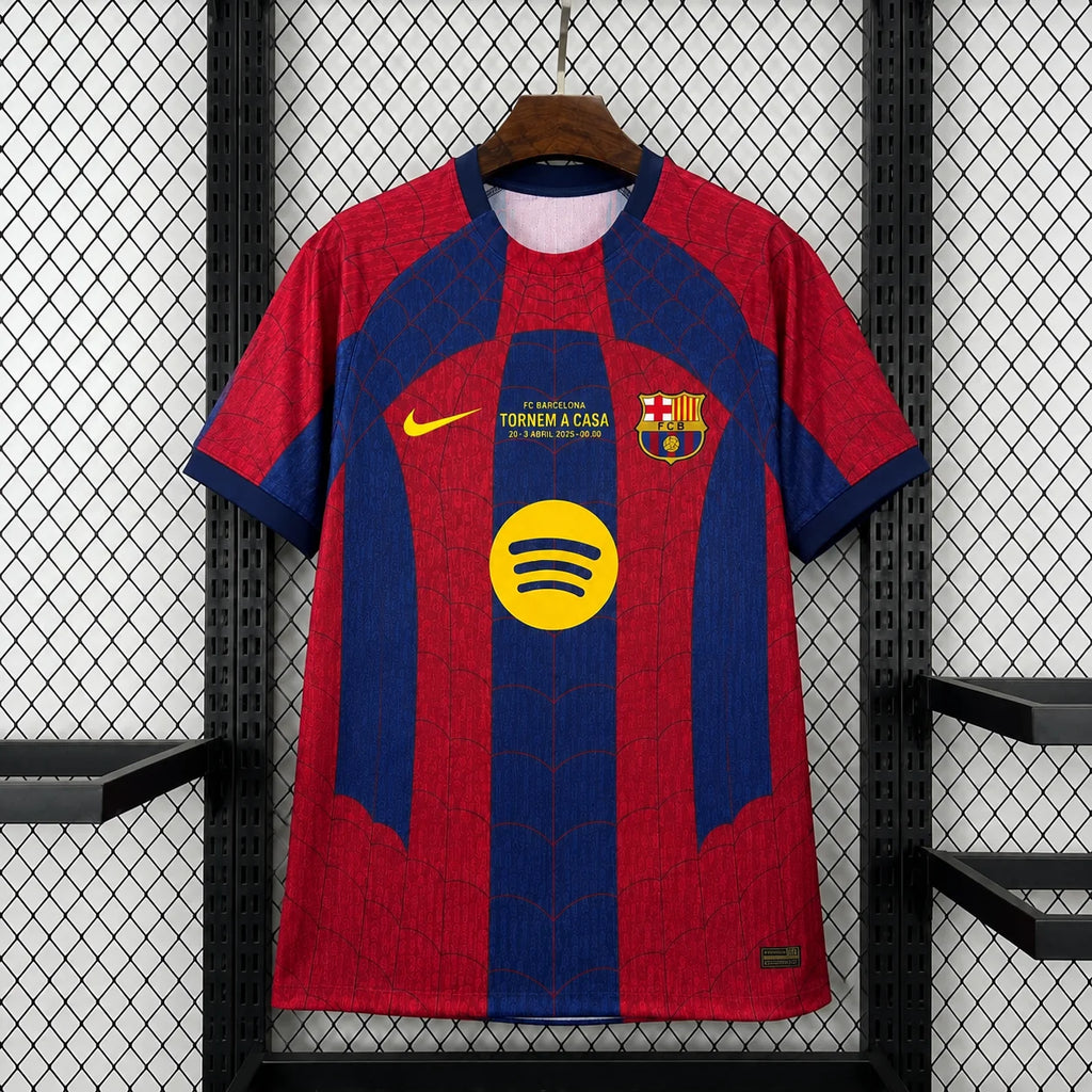 Barcelona 2026/2027 X Spiderman Home Jersey