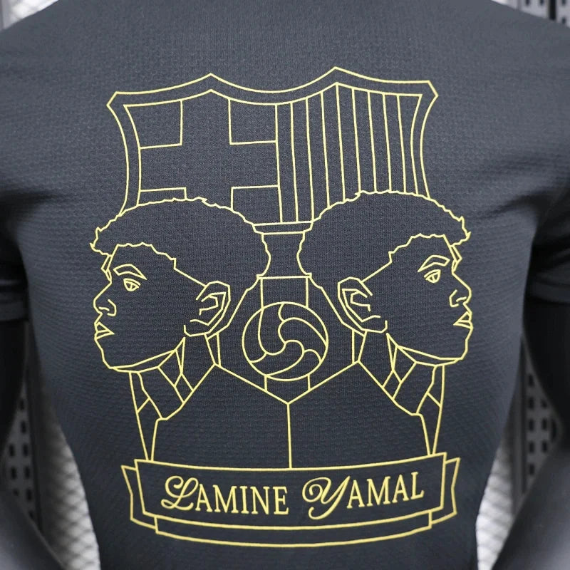 Barcelona Lamine Yamal Black Limited Jersey