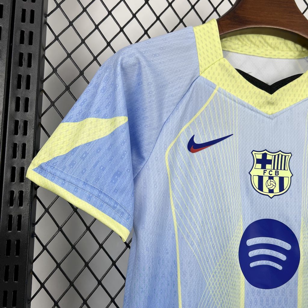 Barcelona Neon Fade Limited Jersey Kids Size
