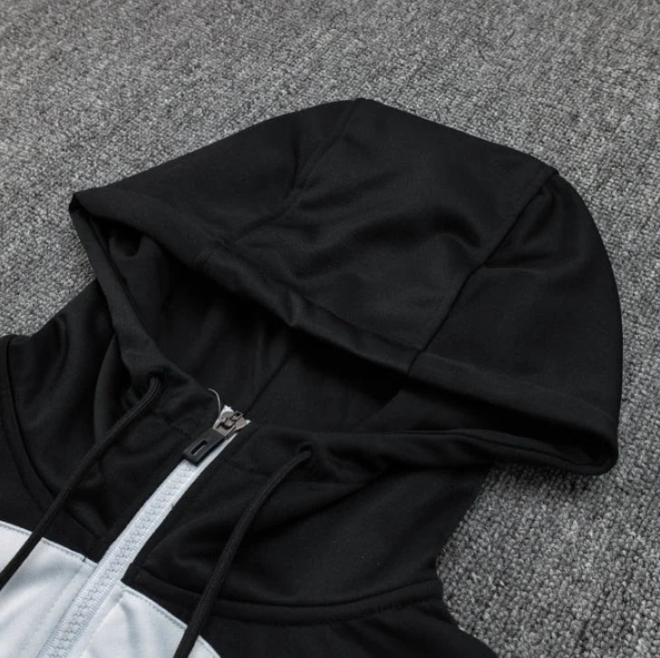 Barcelona White and Black Tracksuit