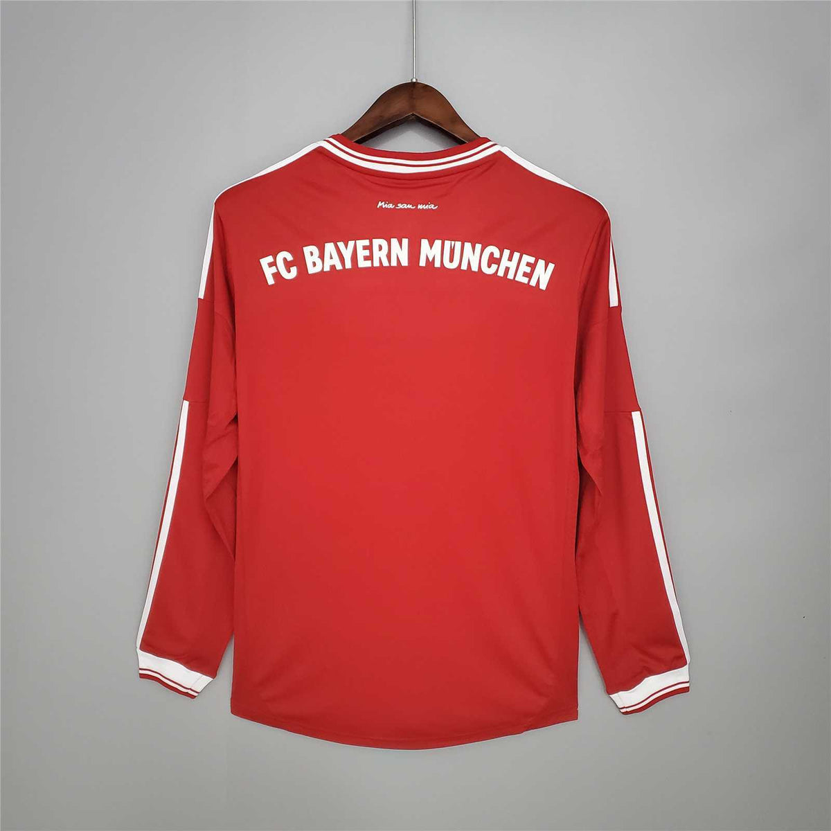 Bayern Munchen 2013/2014 Champions League Home Long Sleeve Retro Jersey