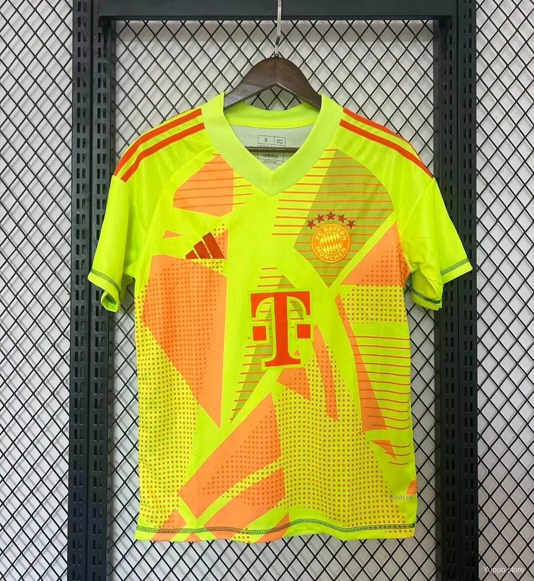 Bayern Munchen 2024/2025 Yellow Goalkeeper Kit