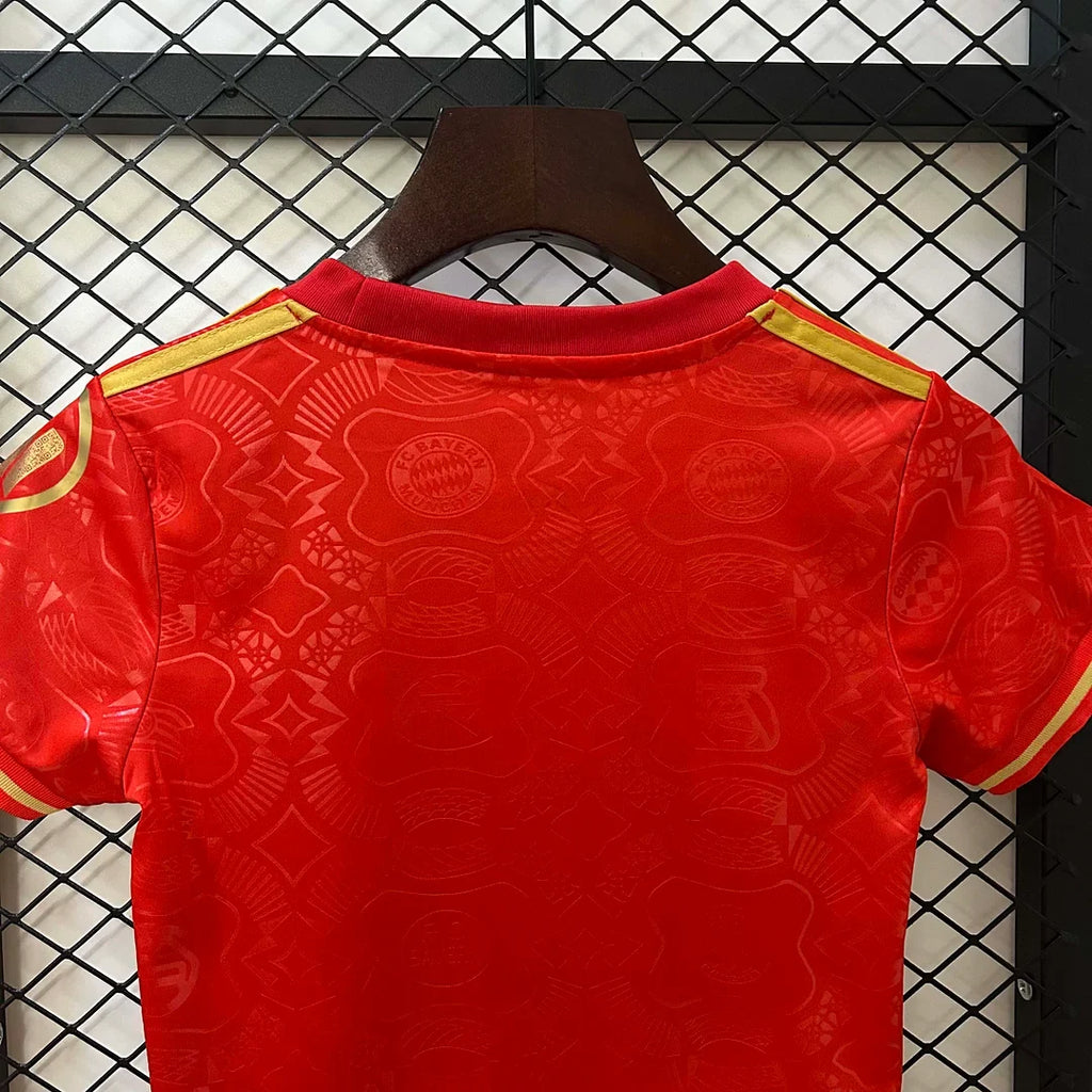 Bayern Munchen 2025/2026 125th Anniversary Edition Red Jersey Kids Size