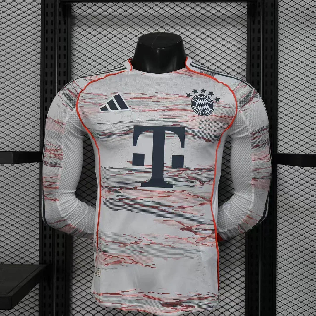 Bayern Munchen 2025/2026 Away Long Sleeve Jersey