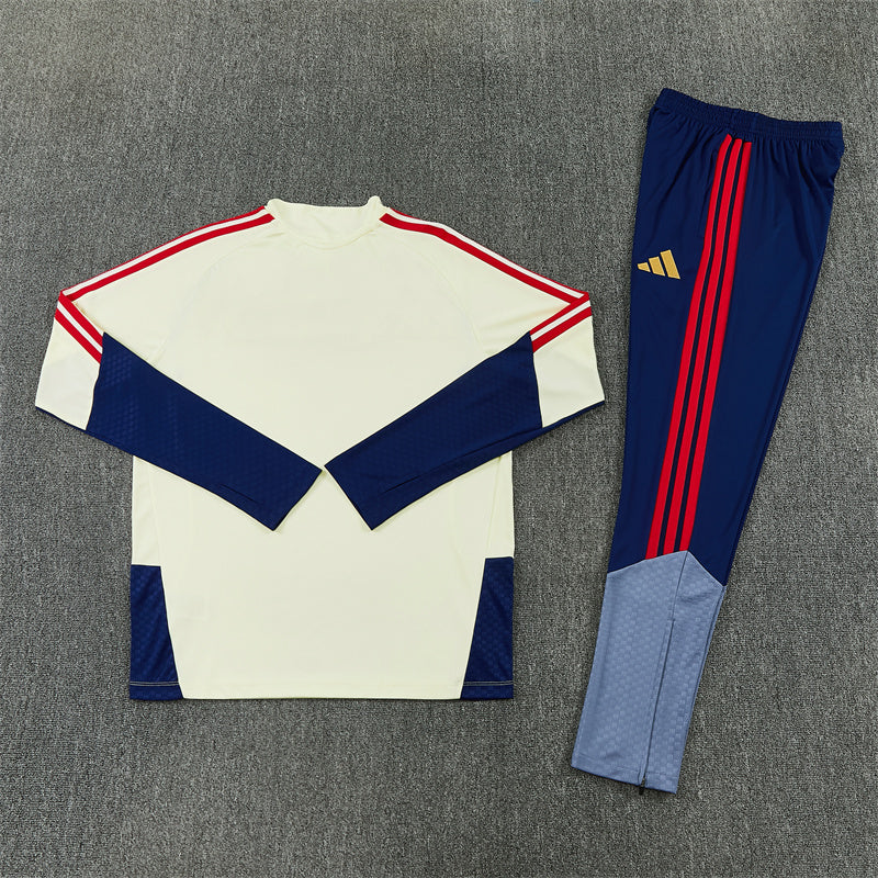 Bayern Munchen 2026/2027 Beige and Blue Tracksuit