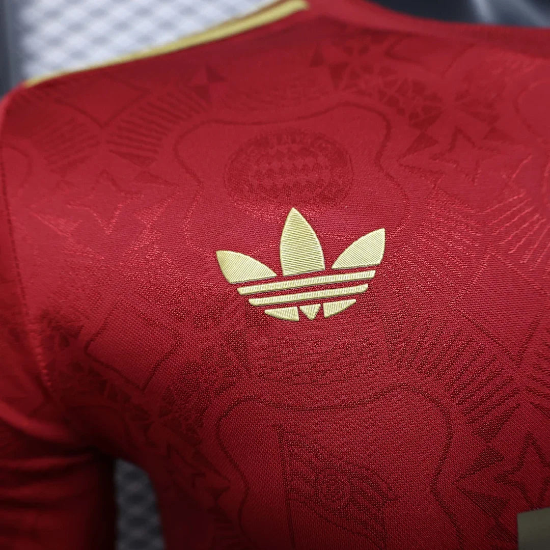 Bayern Munich 2025/2026 125th Anniversary Edition Red Long Sleeve Jersey