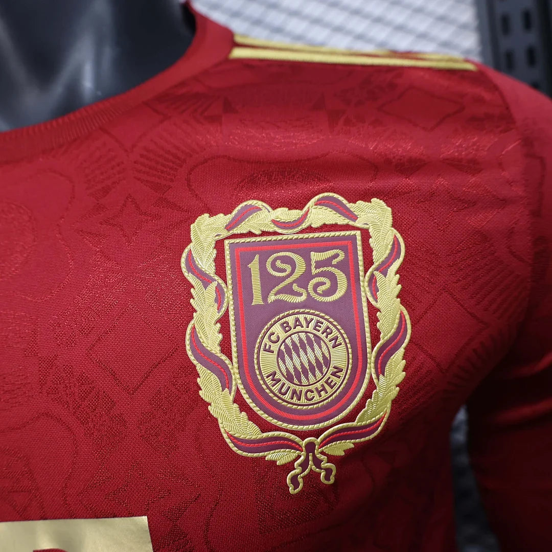Bayern Munich 2025/2026 125th Anniversary Edition Red Long Sleeve Jersey