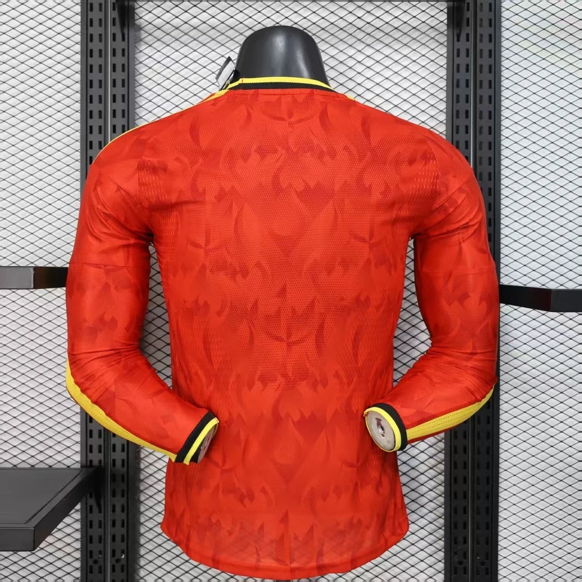 Belgium 2026 Home Long Sleeve Player Jersey