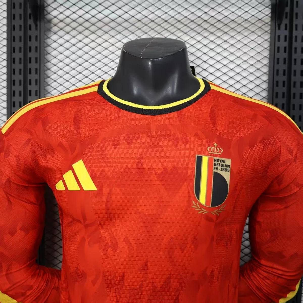 Belgium 2026 Home Long Sleeve Player Jersey