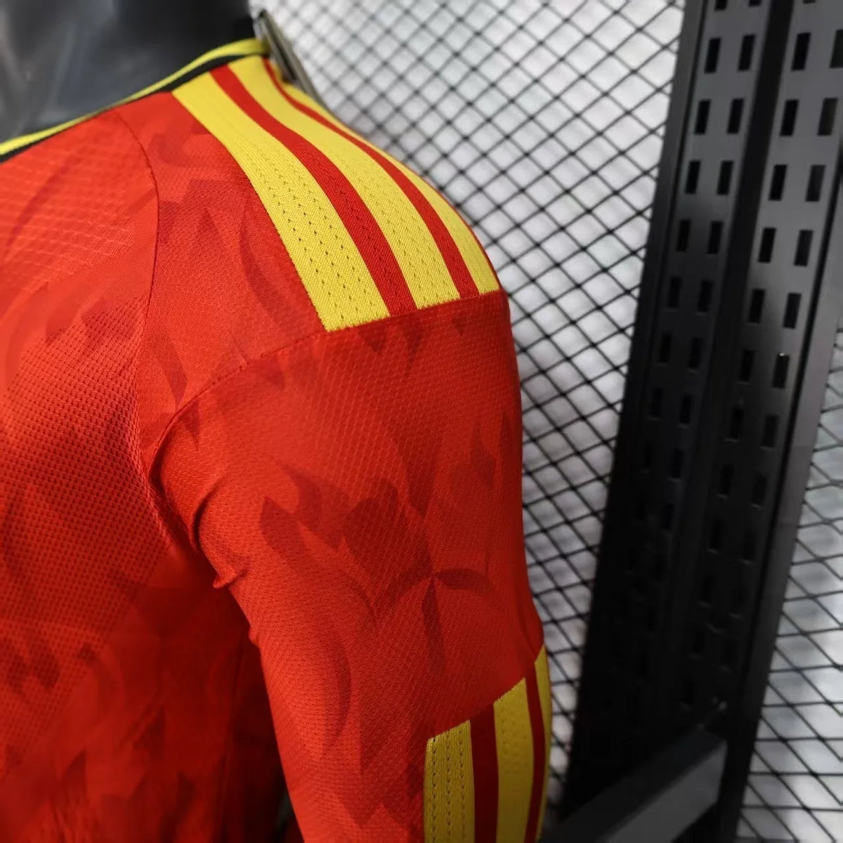 Belgium 2026 Home Long Sleeve Player Jersey