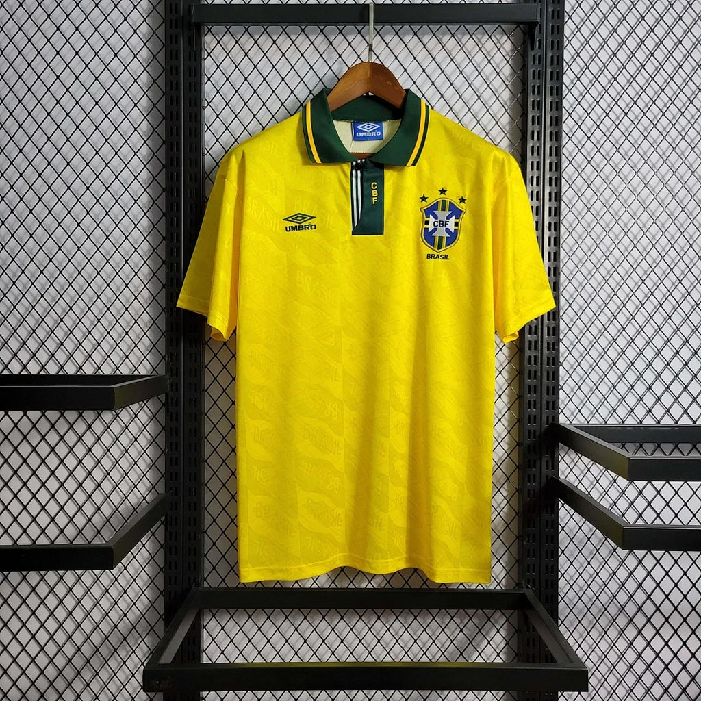 Brazil 1991/1993 Home Retro Jersey
