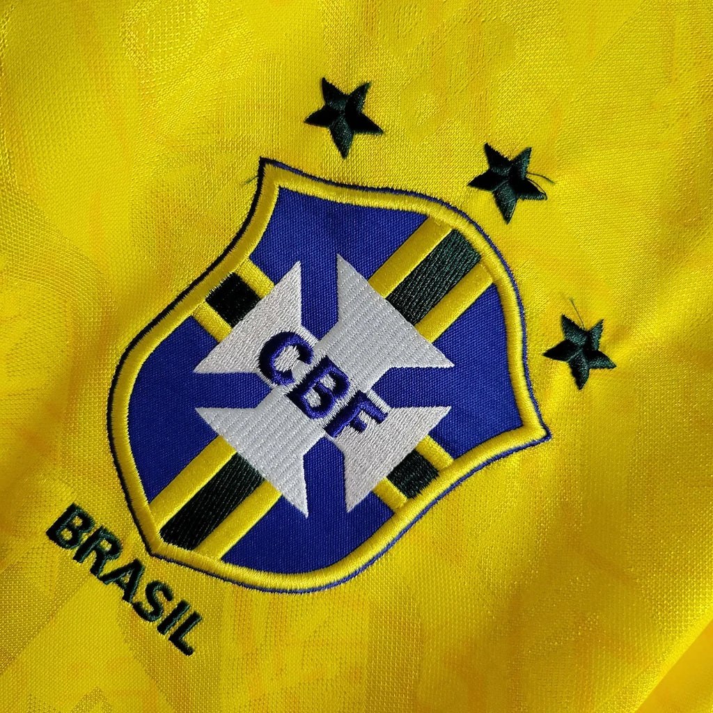 Brazil 1991/1993 Home Retro Jersey