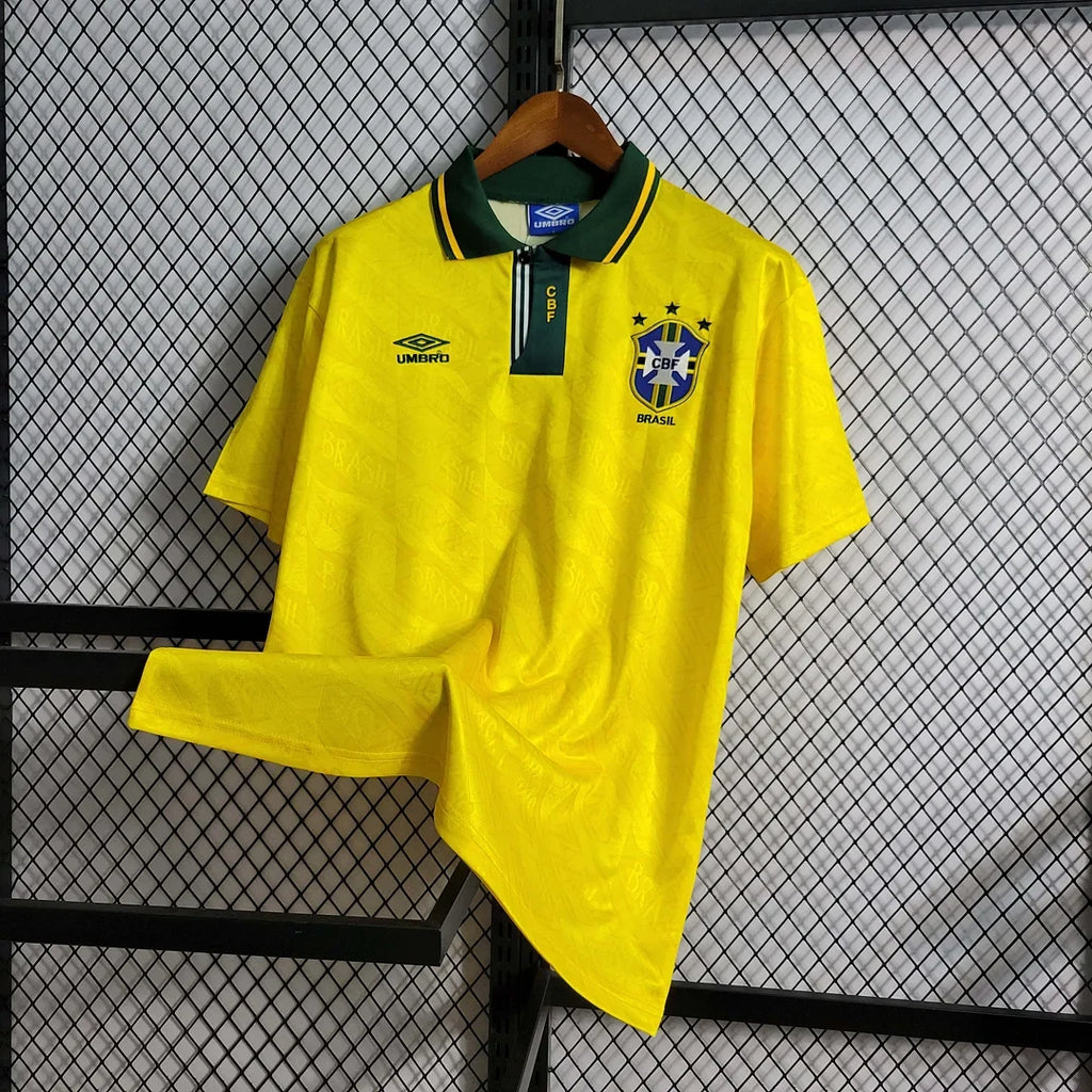 Brazil 1991/1993 Home Retro Jersey