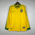 Brazil 1998 Home Long Sleeve Retro Jersey