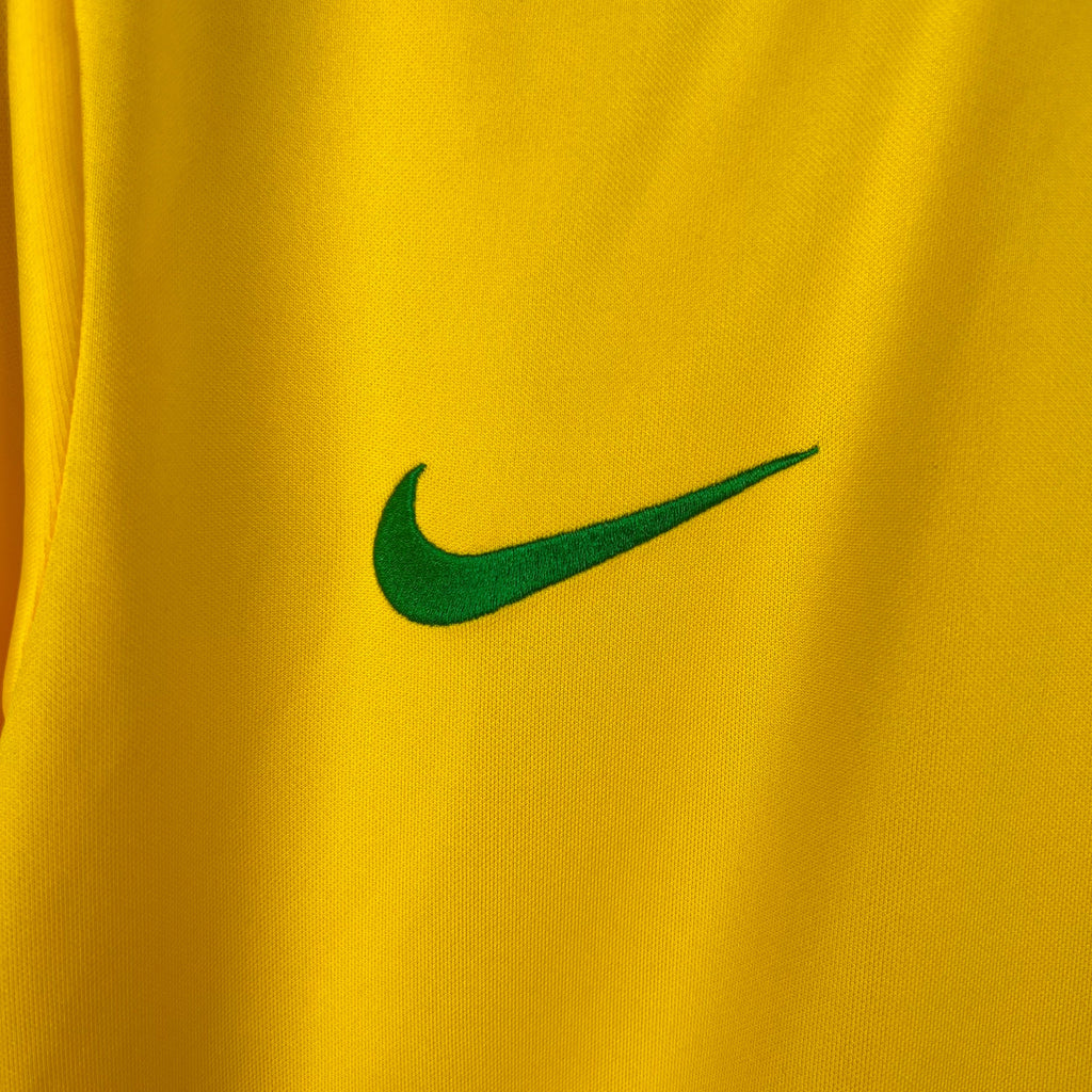 Brazil 1998 Home Long Sleeve Retro Jersey