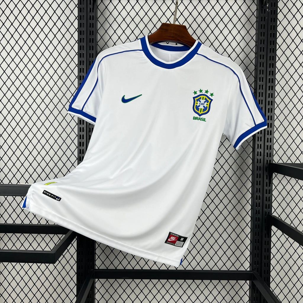 Brazil 1998 White Edition Retro Jersey