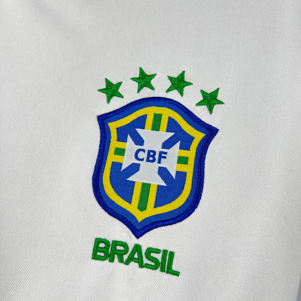 Brazil 1998 White Edition Retro Jersey