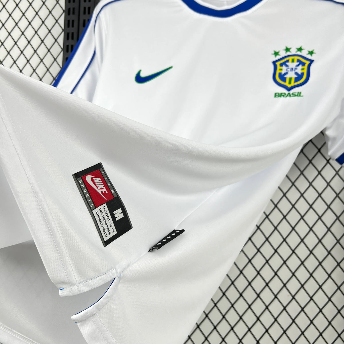 Brazil 1998 White Edition Retro Jersey
