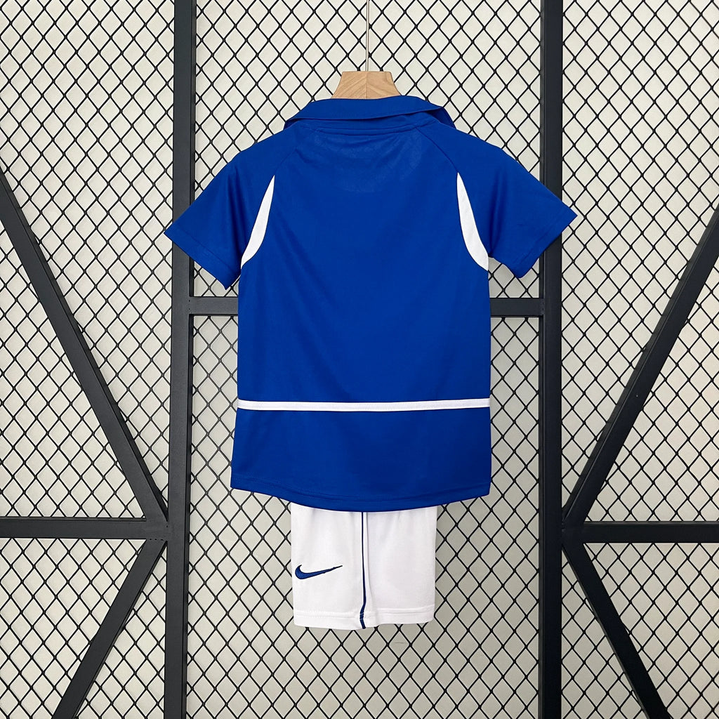 Brazil 2002 Away Retro Jersey Kids Size