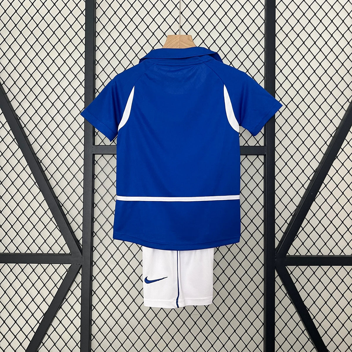 Brazil 2002 Away Retro Jersey Kids Size