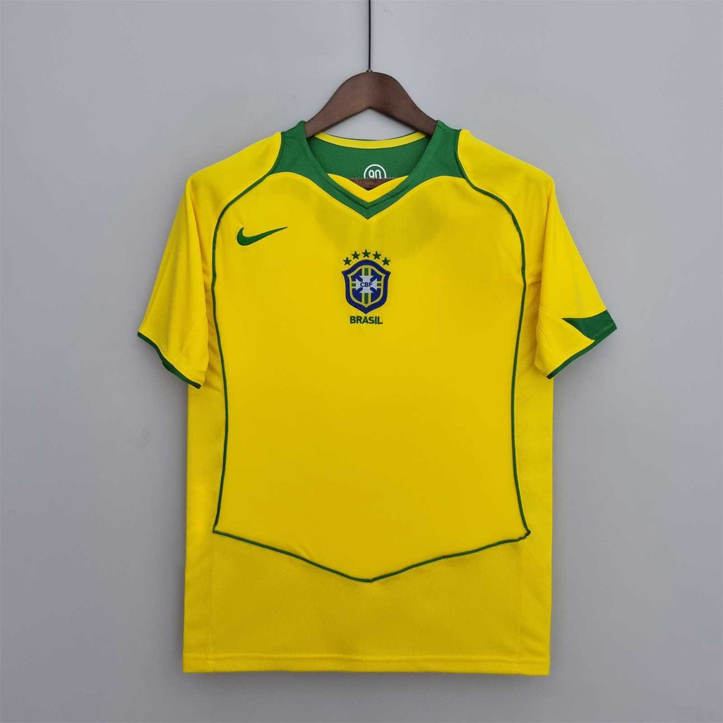 Brazil 2004 Home Retro Jersey
