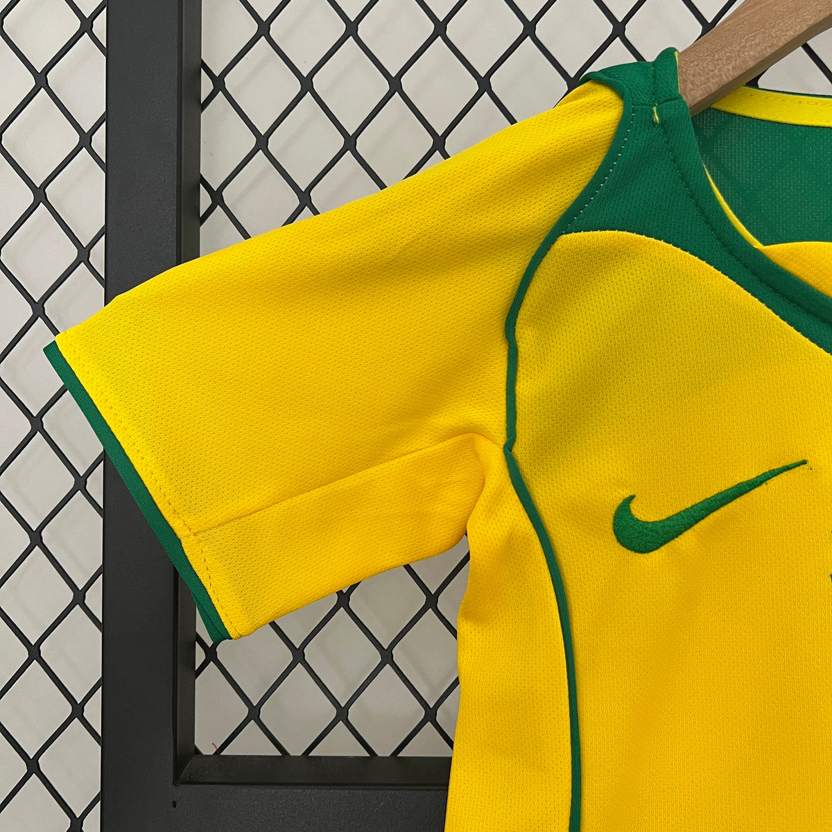 Brazil 2004 Home Retro Jersey Kids Size