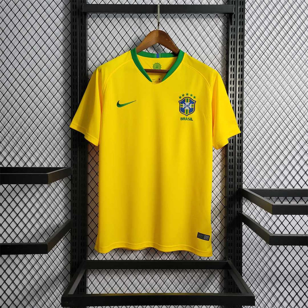 Brazil 2018 Home Retro Jersey