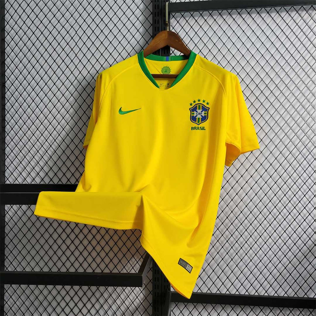 Brazil 2018 Home Retro Jersey