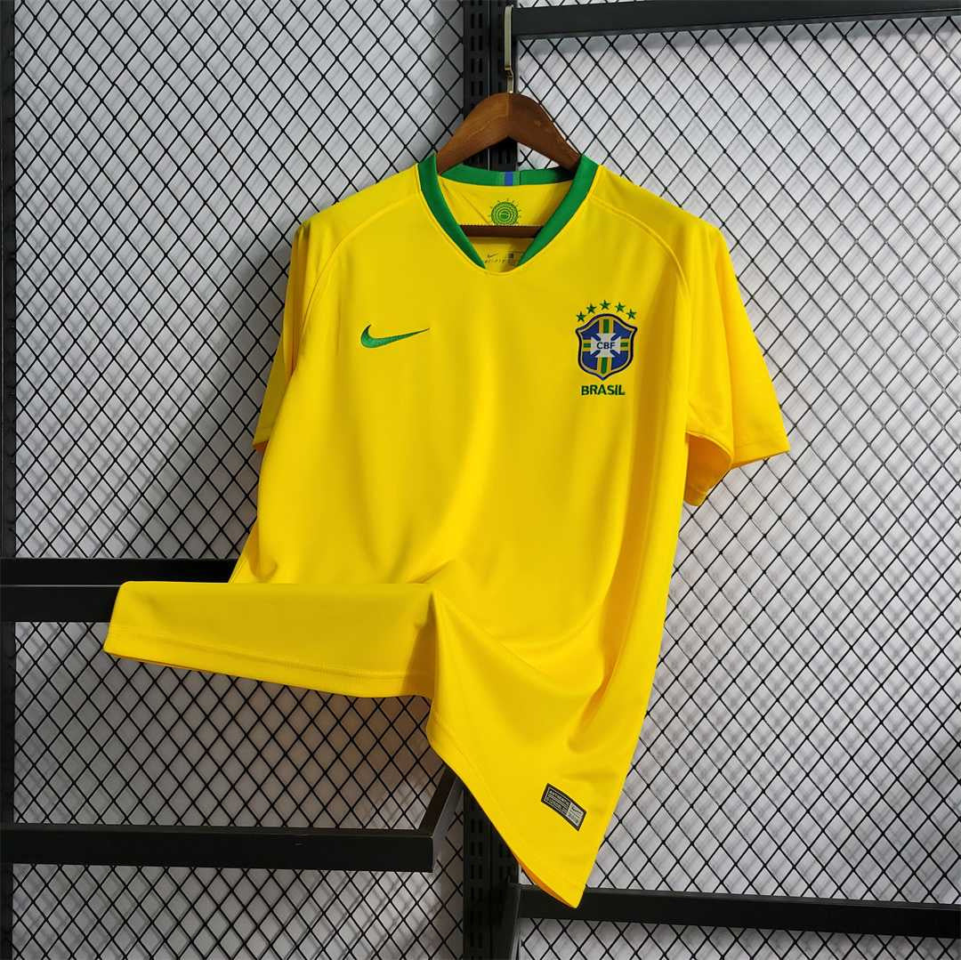 Brazil 2018 Home Retro Jersey