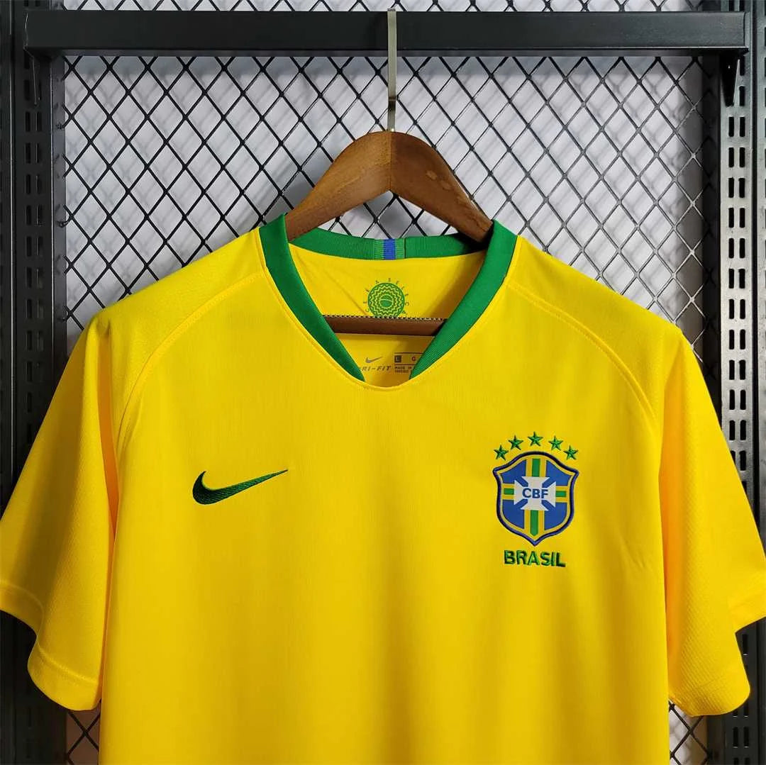 Brazil 2018 Home Retro Jersey