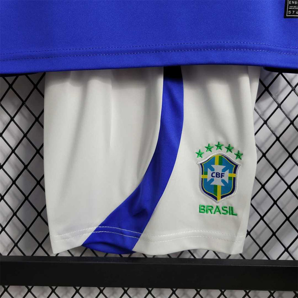 Brazil 2022 Away Jersey Kids Size