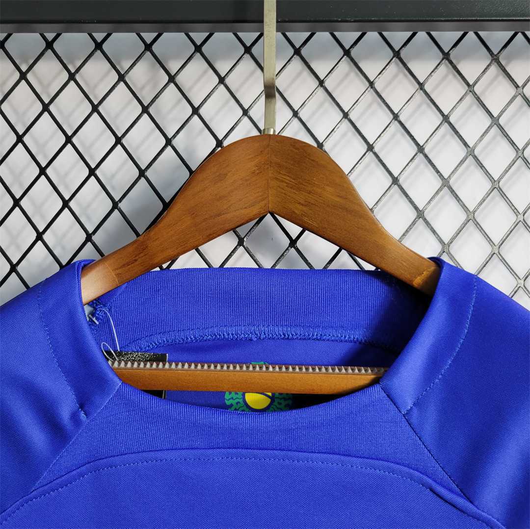 Brazil 2022 Away Jersey Kids Size