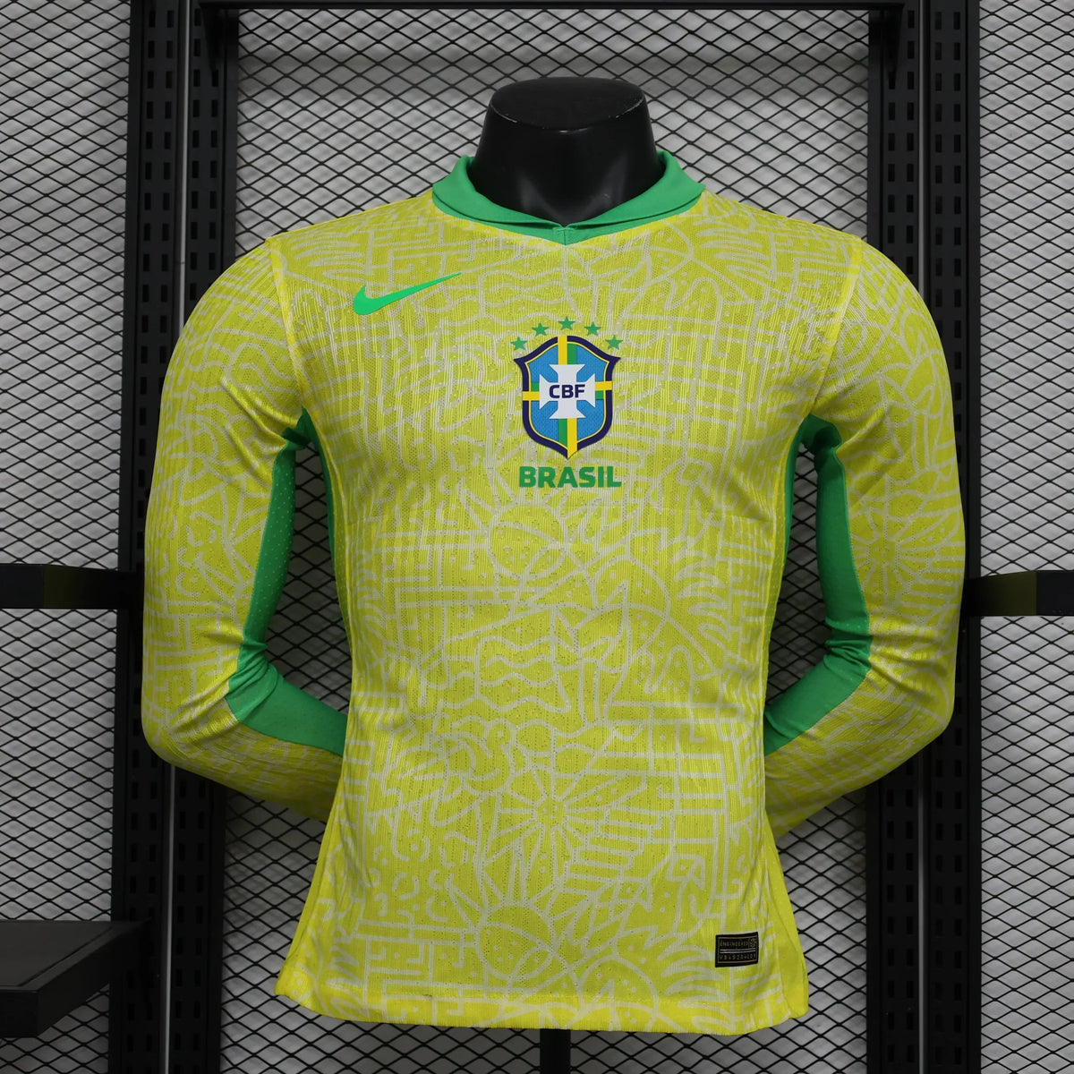 Brazil 2024/2025 Home Long Sleeve Jersey