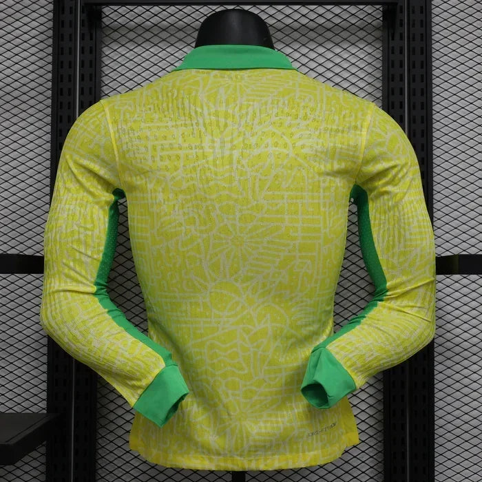 Brazil 2024/2025 Home Long Sleeve Jersey