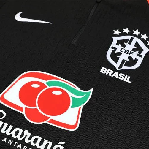 Brazil 2025/2026 Orange and Black Tracksuit