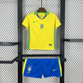 Brazil 2025 Home Kit Kids Size