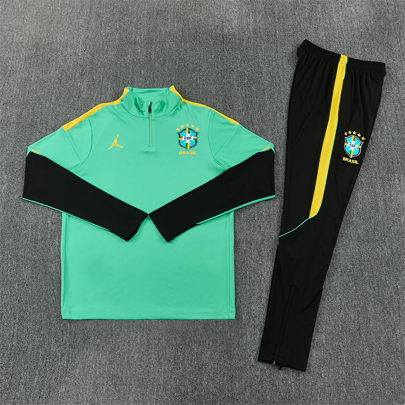 Brazil 2026/2027 Green x Black Tracksuit