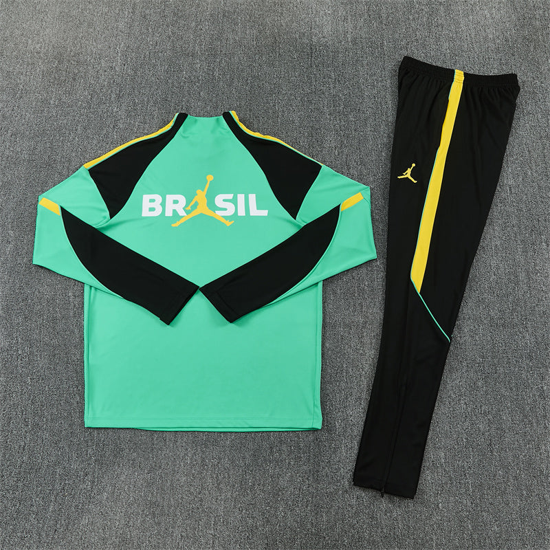 Brazil 2026/2027 Green x Black Tracksuit