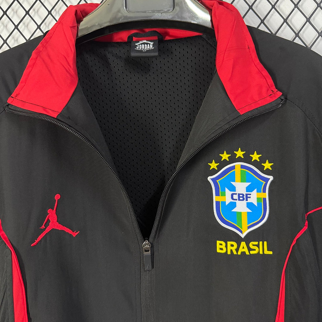 Brazil 2026 Black World Cup Training Windbreaker